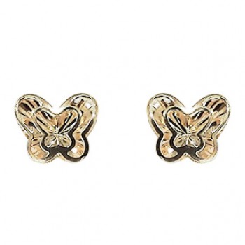 Gold earrings 10kt, 